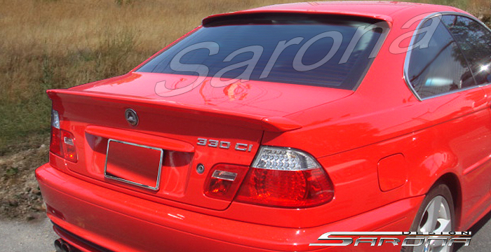 Custom BMW 3 Series Roof Wing  Coupe (1999 - 2006) - $249.00 (Manufacturer Sarona, Part #BM-017-RW)